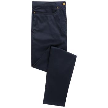 Premier Workwear Pánske nohavice Chino Performance - Námornícka modrá | 36/31