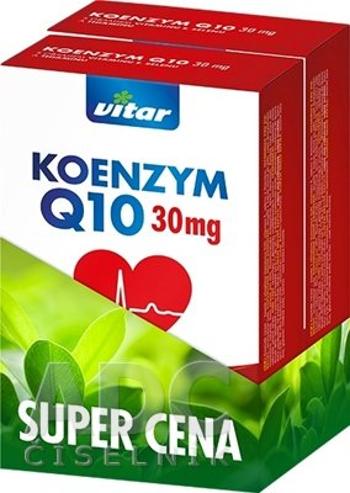 Vitar Koenzym Q10, 30 mg - Duopack 2 x 60 kapsúl