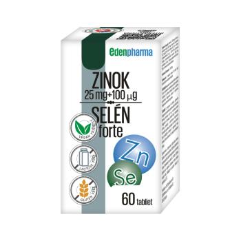 EDENPHARMA Zinok Selén FORTE 60 tabliet