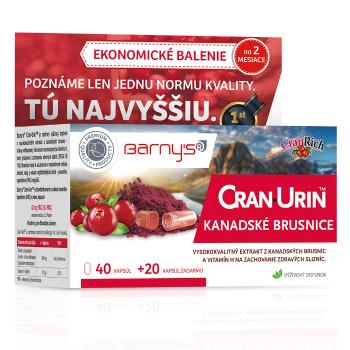 Barny's CRAN-URIN kanadské brusnice 60 kapsúl