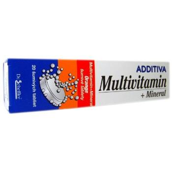 Additiva multivit.+mineral pomeranč šum. tabliet 20