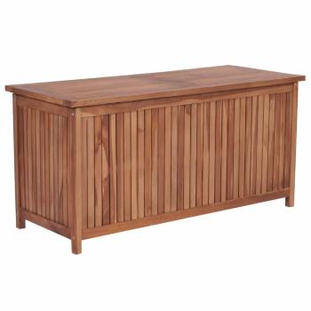 Záhradný úložný box teak Dekorhome 120 cm