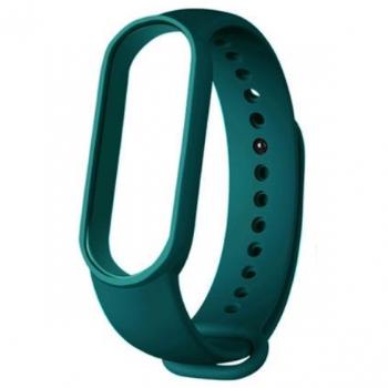 Xiaomi Mi Band 5/6/7 Silicone remienok, Dark Green (SXI011C03)