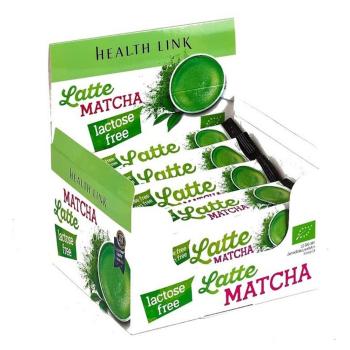 HEALTH LINK Latte matcha bez laktózy a lepku BIO 42 vrecúšok