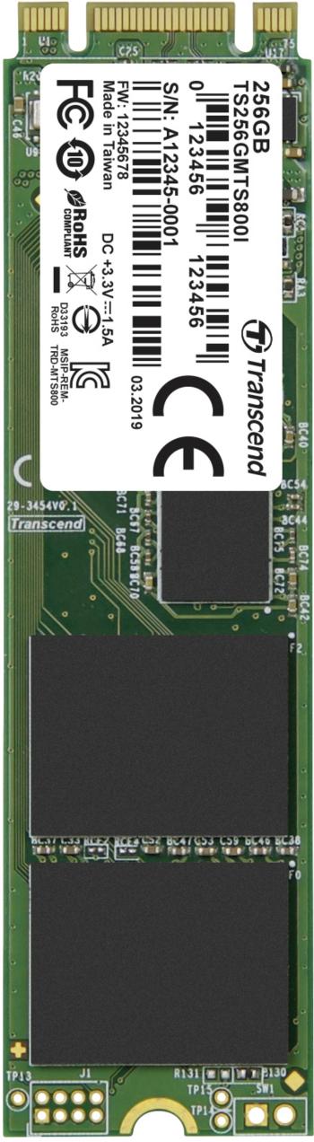 Transcend MTS800I 256 GB interný SSD disk NVMe / PCIe M.2 SATA 6 Gb / s Retail TS256GMTS800I