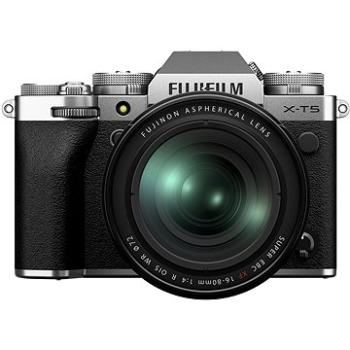 Fujifilm X-T5 telo strieborné + XF 16 – 80 mm f/4.0 R OIS WR (16782600)