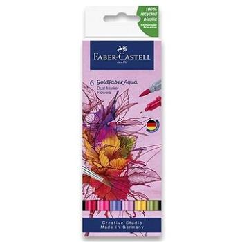 FABER-CASTELL Goldfaber Aqua Flowers, 6 farieb (4005401645276)