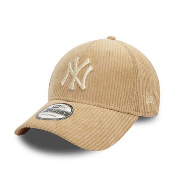 Šiltovka New Era 9FORTY MLB Cord NY Yankees Beige cap - UNI