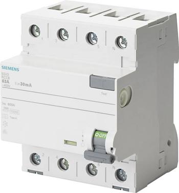 Siemens 5SV33446KK12 5SV3344-6KK12 prúdový chránič  A   4-pólové 40 A 0.03 A 400 V