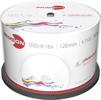 Primeon 2761206 DVD-R 4.7 GB 50 ks vreteno možnosť potlače