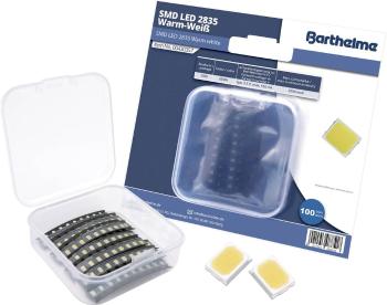 Barthelme  sada SMD LED  2835 teplá biela 3000 mcd 120 ° 150 mA 3.3 V 100 ks Bulk