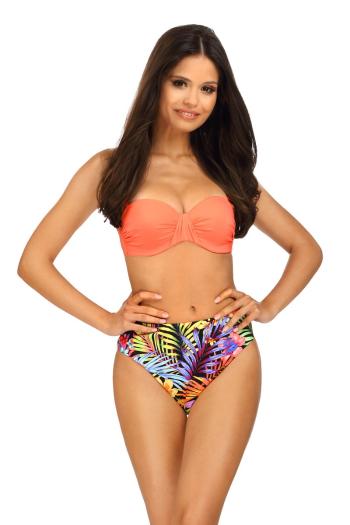 Viacfarebné vzorované push-up bikiny Demi