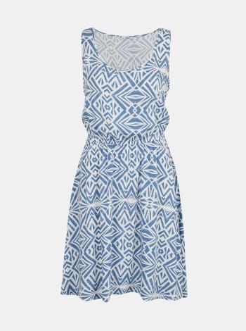 Bielo-modré vzorované šaty ONLY Nova