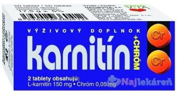 Naturvita Karnitín + Chróm 50 tabliet