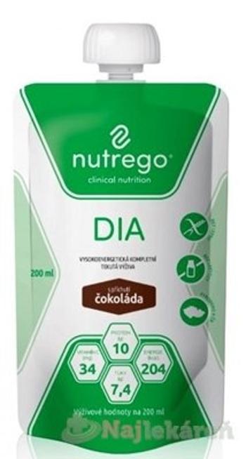 Nutrego DIA s príchuťou čokoláda tekutá výživa 12x200ml