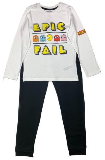 EPlus Chlapčenské pyžamo - Pacman čierne Veľkosť - deti: 152