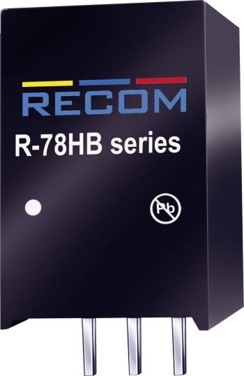 RECOM R-78HB24-0.3 DC / DC menič napätia, DPS 72 V/DC 24 V/DC 0.3 A 7.2 W Počet výstupov: 1 x