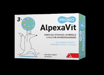 AlpexaVit Probio Komplex vitamínov, minerálov a kultúr mikroorganizmov 3+ 30 tvrdých kapsúl