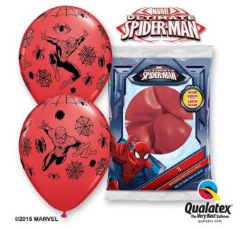 Balóniky 30 cm - Spiderman / 6 ks - GoDan