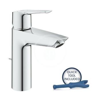 GROHE - QuickFix Start Umývadlová batéria s výpusťou, studený štart, chróm 23552002