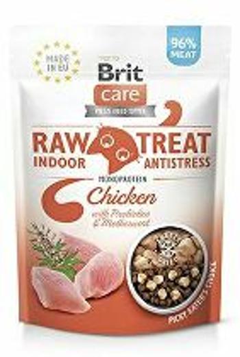 Brit Raw Treat Cat Indoor&Antistress, kuracie mäso 40g + Množstevná zľava