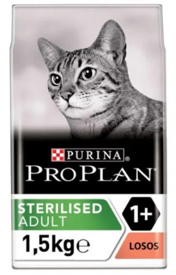 Proplan MO Cat Sterilised losos - granule pre kastrované mačky 1,5kg