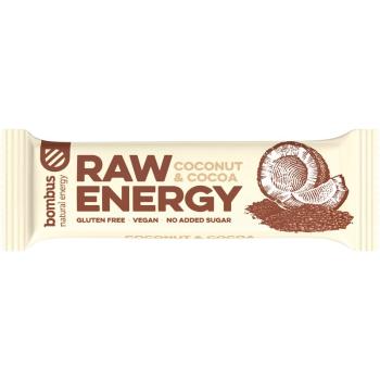 Bombus Raw Energy BIO ovocná tyčinka príchuť Coconut & Cocoa 50 g
