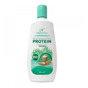 HRISTINA Prírodný šampón s horčíkom a pšeničným proteínom pre mužov 400 ml
