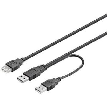 PremiumCord USB 2.0 rozdvojený napájací 0,4 m (ku2y01)