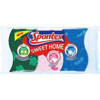 SPONTEX Sweet Home, viskózna hubka, 3 ks (9001378702979)