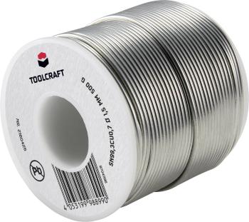 TOOLCRAFT  spájkovací cín bez olova  Sn99,3Cu0,7 500 g (Ø) 1.5 mm