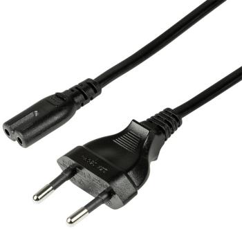 LogiLink napájací prepojovací kábel [1x Euro zástrčka - 1x IEC C7 zásvuka] 3.00 m čierna
