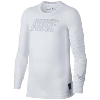 Nike  Tričká s krátkym rukávom JR Pro Compresion  Biela