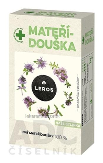 LEROS MATERINA DÚŠKA bylinný čaj, nálevové vrecúška (inov.2021) 20x1,5 g (30 g)