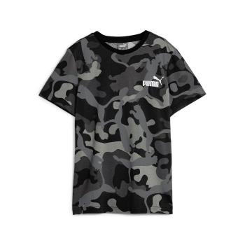 Puma  ESS+ CAMO TEE B  Tričká s krátkym rukávom Čierna