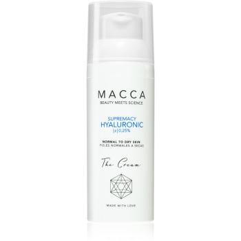 Macca Supremacy Hyaluronic hydratačný pleťový krém s kyselinou hyalurónovou 50 ml