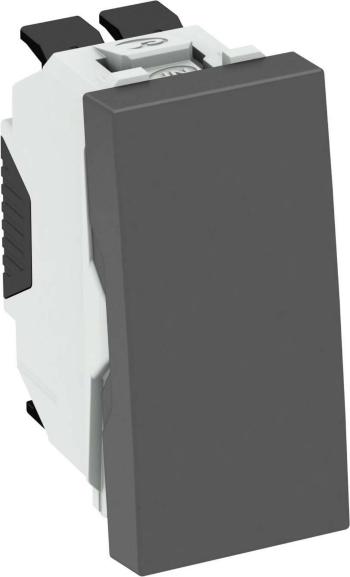 OBO Bettermann 6120922 inštalačná lišta prepínač (š x v x h) 22 x 45 x 36 mm 1 ks čierna, sivá