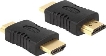 Delock 65508 HDMI adaptér [1x HDMI zástrčka - 1x HDMI zástrčka] čierna pozlátené kontakty