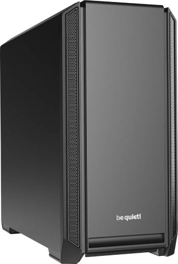 BeQuiet Silent Base 601 midi tower PC skrinka čierna 2 predinštalované ventilátory, tlmené, prachový filter
