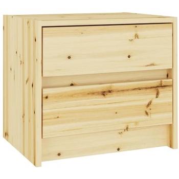SHUMEE Nočný stolík 40 × 30,5 × 35,5 cm masívne jedľové drevo, 809212