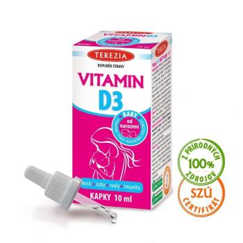 Vitamín D3 400 IU kvapky TEREZIA 10 ml