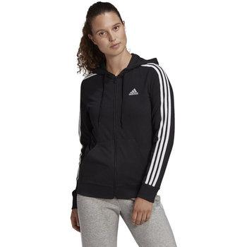 adidas  Mikiny Essentials Single Jersey 3-Stripes  Čierna