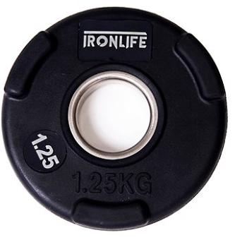 IRONLIFE Deluxe Olympijský pogumovaný kotouč 1,25 kg (8594177751145)