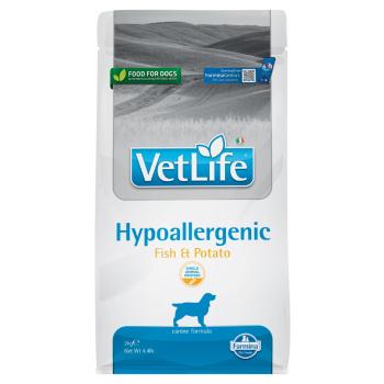 VET LIFE Natural Hypo Fish & Potato granule pre psov, Hmotnosť balenia (g): 12 kg