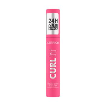 Catrice  Mascara Curl It Volume   Curl  Riasenky a umelé riasy Čierna