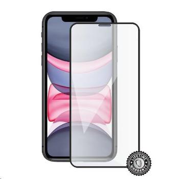 Screenshield ochrana displeja Tempered Glass pre APPLE iPhone 11, (full cover), čierna