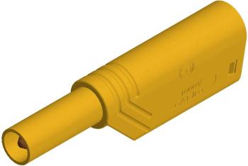 SKS Hirschmann LAS S G bezpečnostna lamelová zástrčka zástrčka, rovná Ø pin: 4 mm žltá 1 ks
