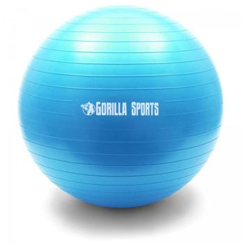 Gorilla Sports Gymnastická lopta, 55 cm, modrá