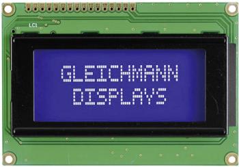 Gleichmann LCD displej  biela modrá  (š x v x h) 87 x 60 x 13.6 mm GE-C1604A-TMI-JT / R