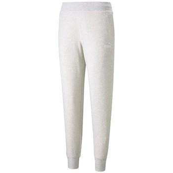 Puma  Nohavice Essential Logo Pants  Biela